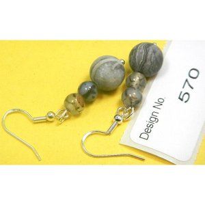 Jasper -Gemstone Earring-Energy Jewelry-Facilitate-balances the emotions-570